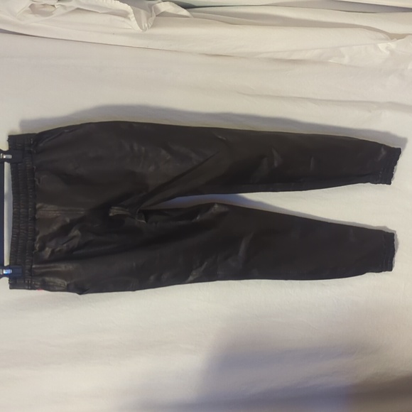 NWT Spanx faux leather joggers - Picture 5 of 12